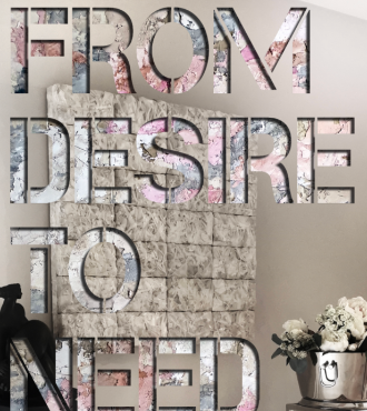 From desire to need - Mixed Media Installation - 45.7 x 35 in